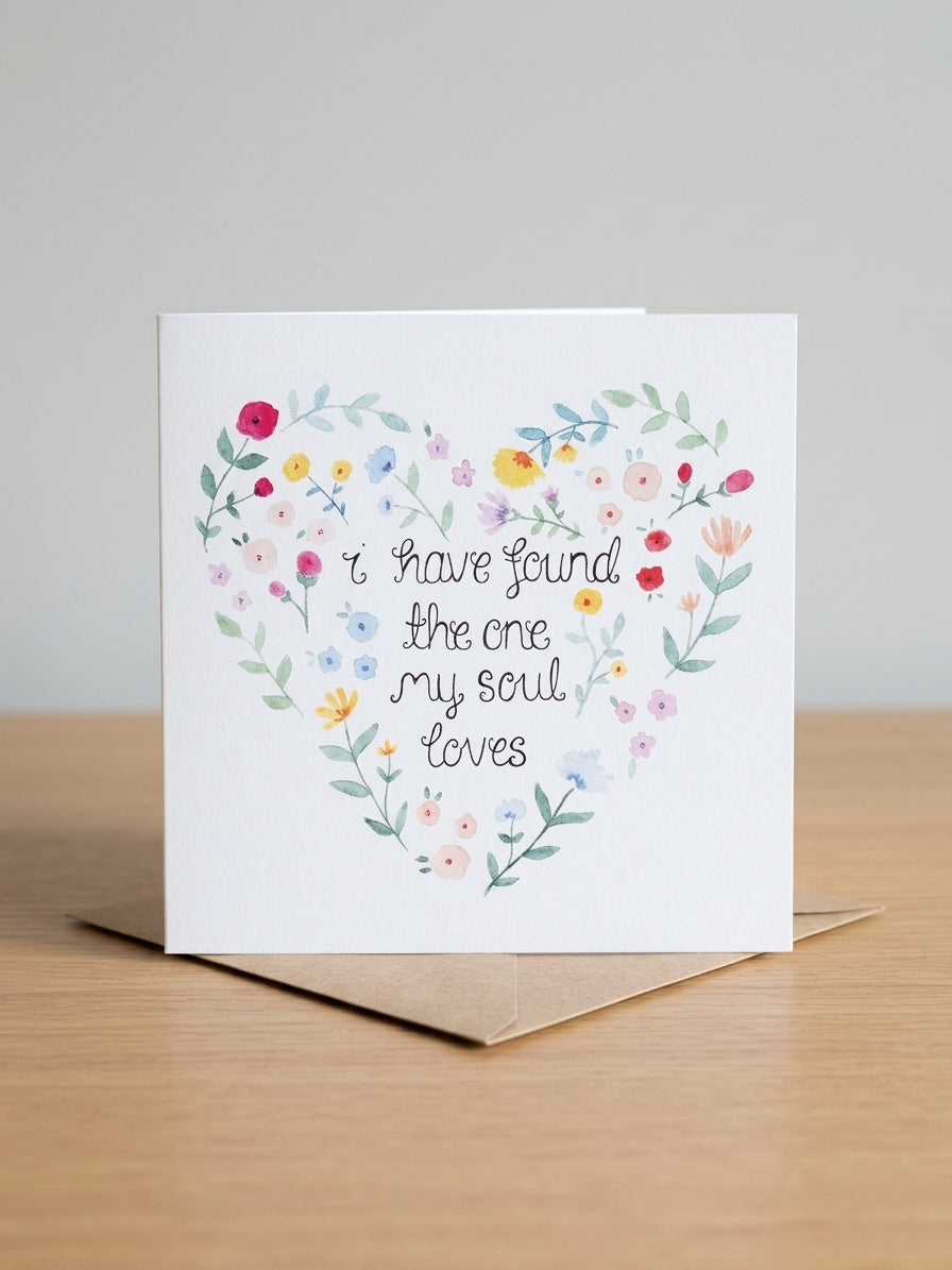 I Have Found The One My Soul Loves Card