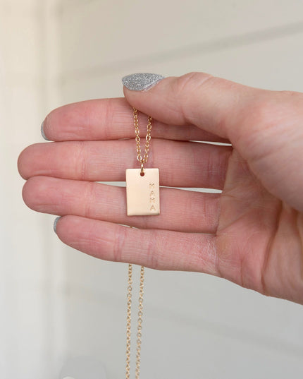Mama Necklace with ‘You Are More Than Enough’ Card