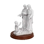 Joseph Smith First Vision 6" White Marble Statue