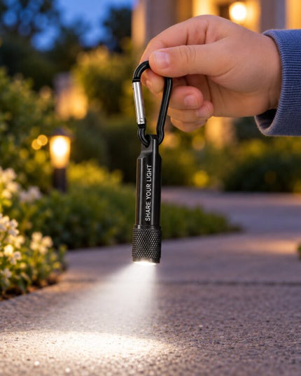 Share Your Light Engraved Mini Led Keychain Flashlight