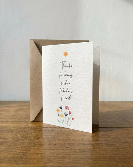 Thanks for being such a fabulous friend Card