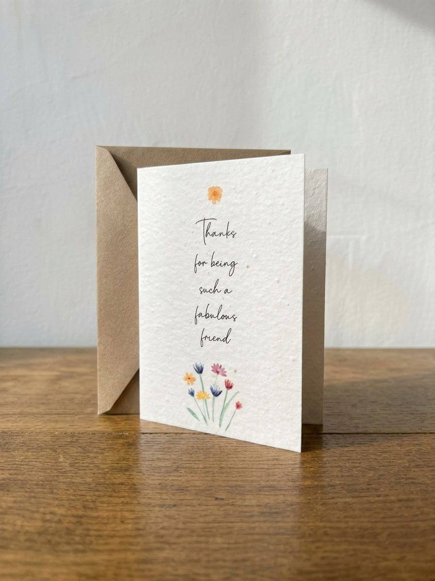 Thanks for being such a fabulous friend Card