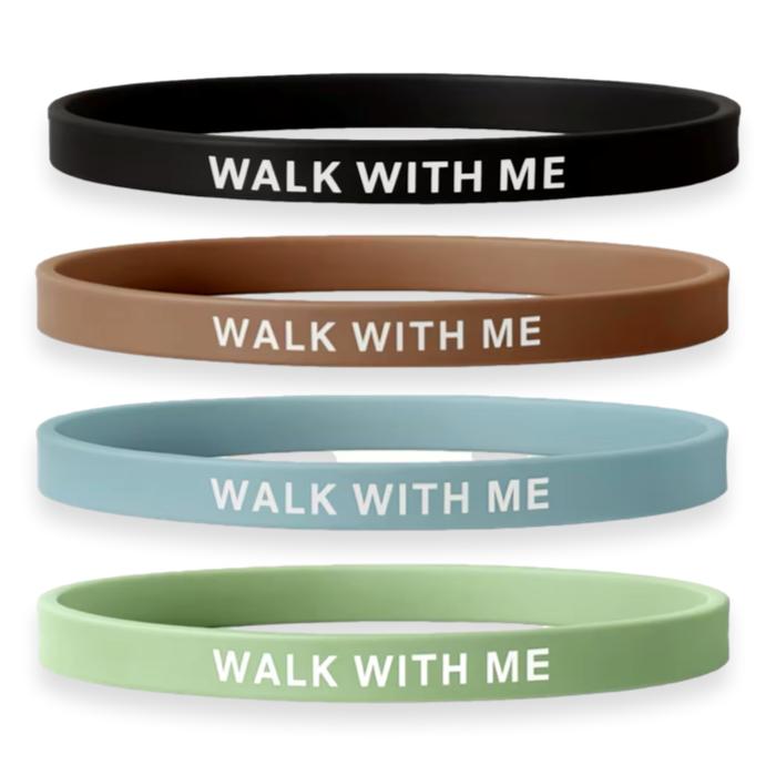 Walk with Me 2026 LDS Youth Theme Silicone Bracelets