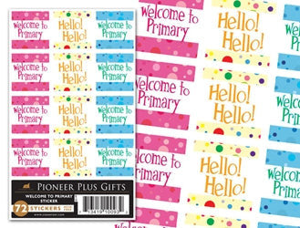 welcome to primary stickers