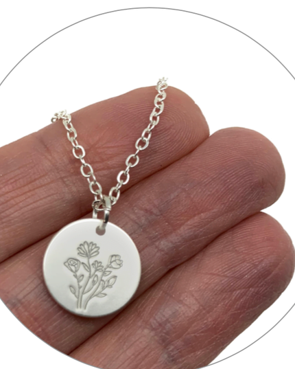 Wildflower Necklace- God has a beautiful plan for your life
